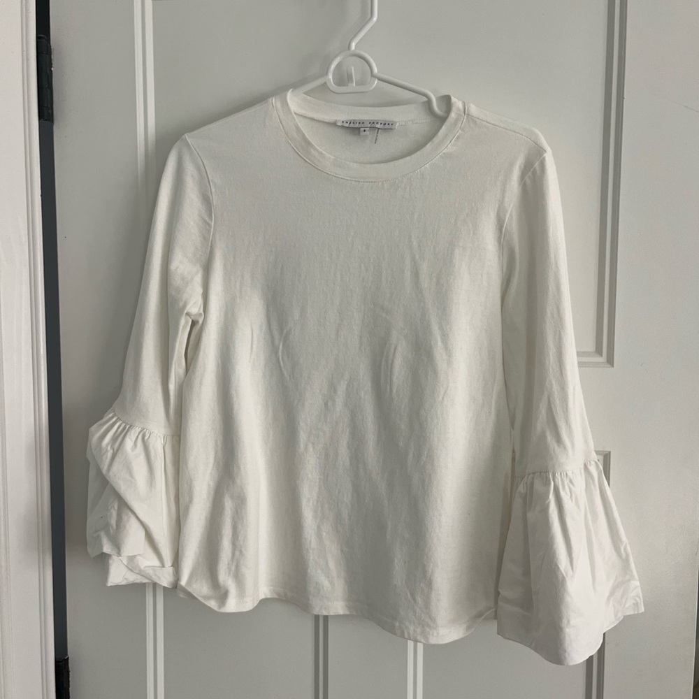 English Factory White Long Sleeve Top